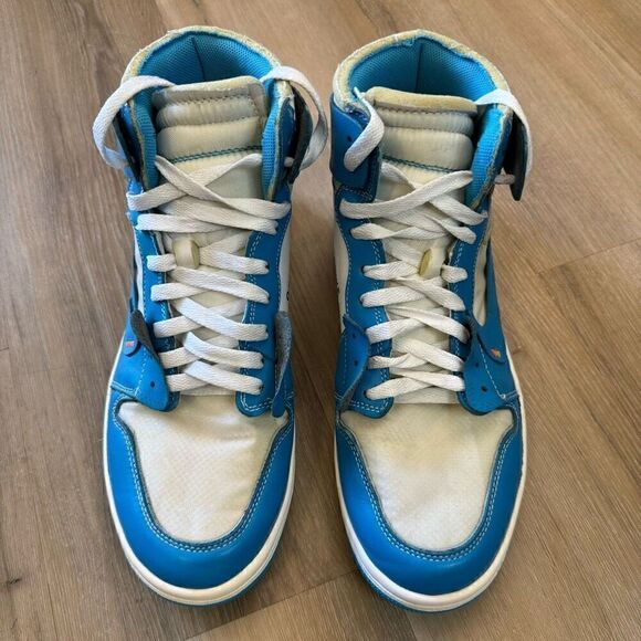 Jordan Off White x Jordan 1 Retro High OG UNC 2018 Size Men’s 12 AQ0818-148 - Picture 4 of 13